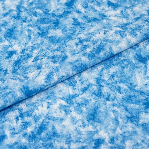 Singer Print Fabric, 100% Cotton, Tone On Tone Ice Blue in Saudi Arabia