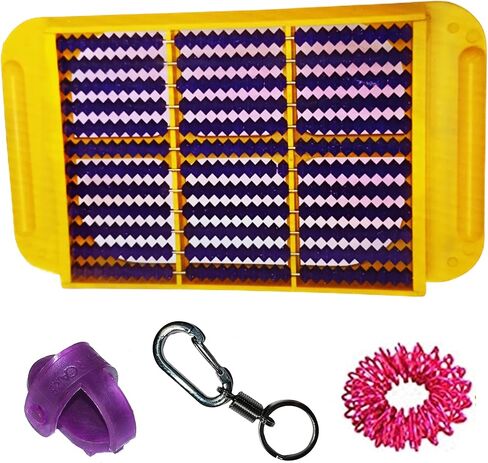 Acupressure Health Care Dr. Roll 3-in-1 ACU Relief Pain Solution for Foot, Hand and Back Pain Relief with Sujok Ring, Power Thumb for Palm and Finger-AR01 in Saudi Arabia