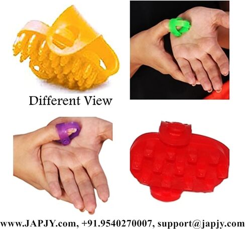 Acupressure Health Care Dr. Roll 3-in-1 ACU Relief Pain Solution for Foot, Hand and Back Pain Relief with Sujok Ring, Power Thumb for Palm and Finger-AR01 in Saudi Arabia