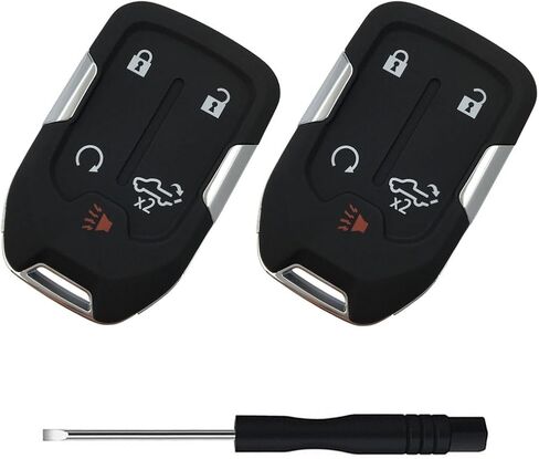Replacement Smart Keyless Entry Remote Control Key Fob Case Cover for GMC Yukon Chevy Tahoe Suburban Tahoe HYQ1AA Car Key Fob Shell (6 Button) in Saudi Arabia