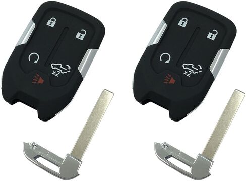 Replacement Smart Keyless Entry Remote Control Key Fob Case Cover for GMC Yukon Chevy Tahoe Suburban Tahoe HYQ1AA Car Key Fob Shell (6 Button) in Saudi Arabia