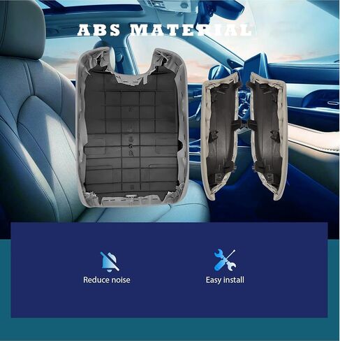 متوافق مع غطاء وحدة التحكم المركزية ومسند ذراع Honda Accord 2008 2009 2010 2011 2012 غطاء وحدة التحكم المركزية (أسود (المركز والأمامي)) in Saudi Arabia