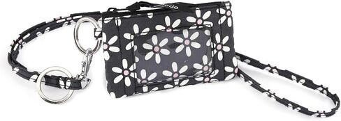 Women's Cotton Zip Id Case and Lanyard Combo (Multiple Teams Available) Keyring,ID Case Wallet with Lanyard,Fashion Lanyard Wallet (2#) in Saudi Arabia