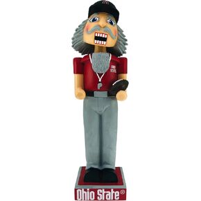 FOCO NCAA Unisex-Adult NCAA College Team Logo Holiday Thematic Nutcracker Bobblehead