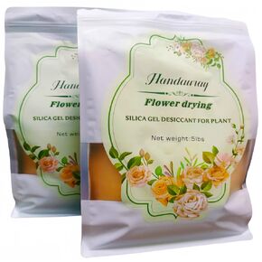 Silica Gel Flower Drying & Preservation - Keep Flowers Fresh, Vibrant & Moisture-Free- Reusable & Efficient (3, Pounds）