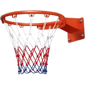 Heavy Duty Medium Size Basketball Hoop Goal Wall Mounted Basketball Rim, Ideal for Teen s, Home Decoration & Office Fun, Diameter 35centimeter/13.8inch
