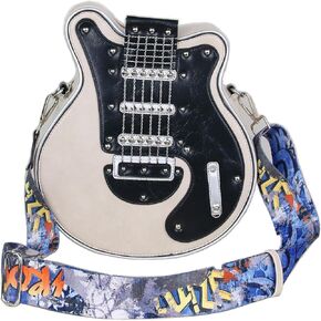 Guitar Purse Music Trendy Crossbody Shoulder Bag for Women and Men
