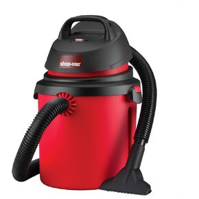 Shop-Vac 5890489 4 Gallon 4.0 Peak HP Wet/Dry Vacuum, 1.25 Inch Diameter x 4 Foot Hose, 6 Foot Cord, Ideal for Jobsite, Garage & Workshop