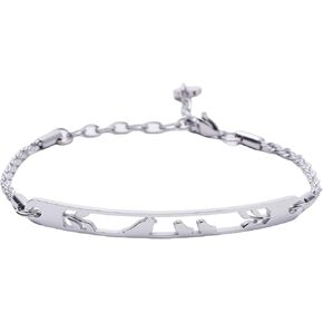 Adjustable Stainless Steel Mother Birds Bracelet, Birds Bracelet for Mother