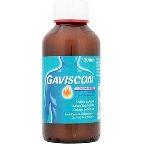 Gaviscon Original Aniseed Relief Oral Suspension, 300ml by Gaviscon