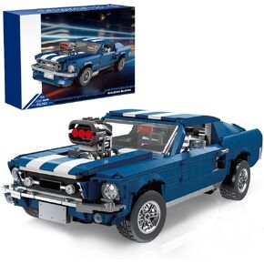 1:10 MOC Sports GTRS Car Building Blocks Toys Boys or Adults Kits， Building Set Raceing Car Model,Cars for Boys Age 14，(1680 Pieces) （Compatible with Lego Set ）