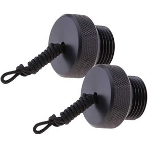 2Pcs Diving Dust Cap, Threaded DIN Regulator Tank Valve Regulator Dust Plug Cap for Scuba Tank Valve End Cap