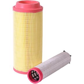 AF26391 AF26392 Air Filter Kit Fit for Air Compressor Replaces C15300 - CF30,46836-46837,P780089,RS3920 - RS3921,32912. 3291. 29149 30400, 6,354.0.0, 50,011.903