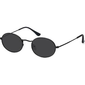 Small Retro Oval Sunglasses for Women Men Trendy Metal Sun Glasses Classic Shades FZN903
