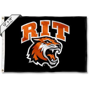 College Flags & Banners Co. RIT Tigers Boat and Golf Cart Flag
