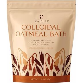 Colloidal Oatmeal, 2lb, Bath Powder for Relief of Dry Itchy Skin for Adults, Baby and Kids