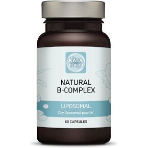 KALA HEALTH Natural Liposomal B Complex Capsules with All 6 Important B Vitamins (60)