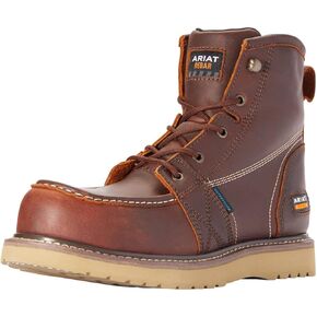 Ariat Men's Rebar Wedge Moc Toe 6" Waterproof Composite Toe Work Boot