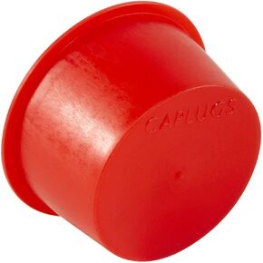 Caplugs T-6X T Series – Plastic Tapered Cap and Plug, 200 Pack, Red LD-PE, Cap OD 0.487" x Plug ID 0.631" Protective Closures, Dust and Moisture Seals, MIL Spec, SAE Fittings, Hydraulic (99394277)