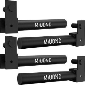 Power rack Attachmentments, Weight Plate Holder Rack Storage for 2X2 Power Rack Squat Rack, Longer Bar 11" Fit 2" Weight Plates (4 Pack)