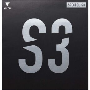 210030 Table Tennis Rubber Spectrum S3 SPECTOL Speed Tension Table Soft, Red/Black