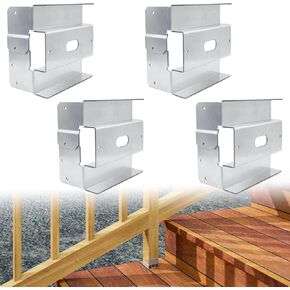 10Pcs 4x4 Post Base Anchor Concrete Deck Post Bracket Fit for Deck,Patio Or Pergola