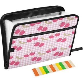 Green Fire Dragon File Organizer 13 Pocket Expanding File Folder with Front Pouch Portable Business Fire Storage Document Organizer Folder with Zipper