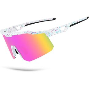 Cycling Sunglasses for Men Women,Youth Baseball Sunglasses,Lightweight Design UV400 Protection Sports Glasses