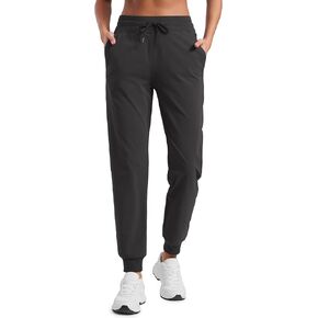 CRZ YOGA Casual Workout Jogger Pants for Women 28.5" - Tapered Lightweight Stretch Athletic Outdoor Joggers with Pockets