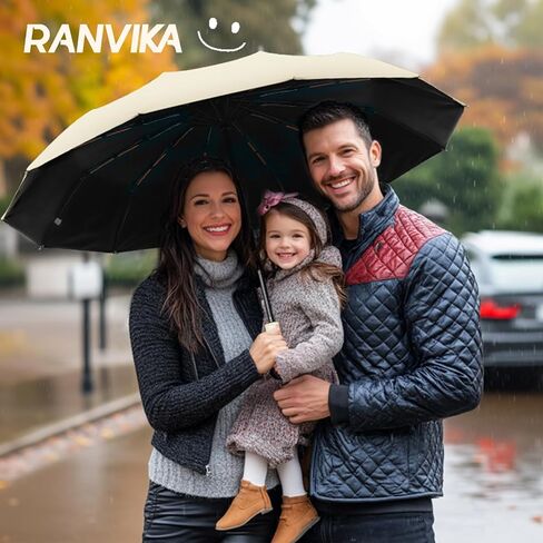 Travel Umbrella for Rain Windproof Folding Umbrella with UV Protection Auto Open Close Portable & Compact Umbrella for Backpack, Sun Umbrella for Walking in Saudi Arabia