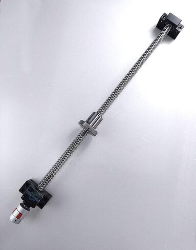 TEN-HIGH Ball Screw CNC Parts RM1605- NSC, 1pcs Ball Screw + 1pcs Nut + 1pcs BK/BF12 End Support Units + 1pcs Coupler + End Machining, Diameter 16mm Lead 5mm Length 600mm in Kuwait