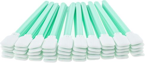 Molain 50Pcs Professional Foam Cleaning Swab Sticks for Lab, Dust-Free Cleaning Sponge Tip Swabs for Printer Heads, Scanners, Camera Lenses, Chip Hard Disk Industries, Optical Lenses, Equipment in Saudi Arabia
