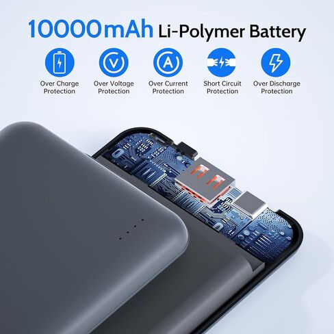 سترة DOACE المُدفأة (أسود، XL) مع بطارية مطورة بقدرة 10000 مللي أمبير في الساعة in Kuwait