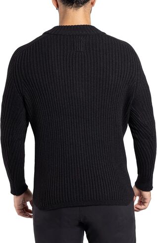 X RAY Mens Quarter Zip Pullover Sweater, Slim Fit Knit Long Sleeve Polo Quarter Zip Pullover Golf Sweatshirt for Men in Saudi Arabia