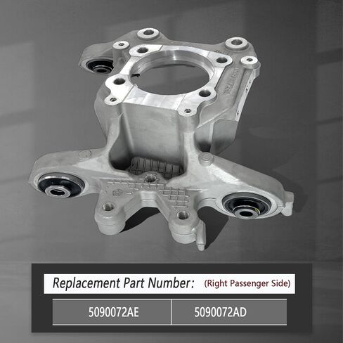 5090073AE Rear Suspension Knuckle Compatible with Jeep Cherokee 2014-2018 4 Cyl 2.4L, 6 Cyl 3.2L Replaces# 5090073AE,5090073AA, 5090073AB,5090073AC,5090073AD(Rear Left Driver Side) in Saudi Arabia