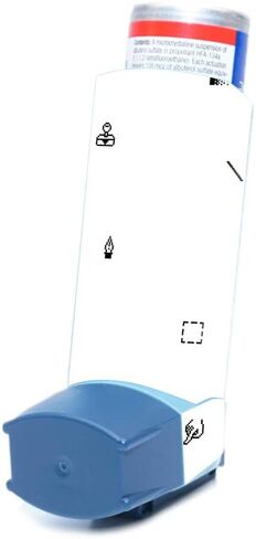 MightySkins Skin لجهاز استنشاق الربو Ventolin HFA - نمط البكسل | غطاء ملتف واقٍ ومتين وفريد ​​من نوعه من الفينيل | سهل التطبيق والإزالة وتغيير الأنماط | صنع في الولايات المتحدة الأمريكية in Saudi Arabia
