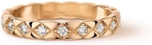 مصمم فاخر 18K طلاء الذهب سحق حلقة عرض السطح ضيق 3.5 مم متوسط ​​7 مم عرض 11 مم نمط معينات متقاطعة للنساء والرجال أزياء كلاسيكية بسيطة in Saudi Arabia