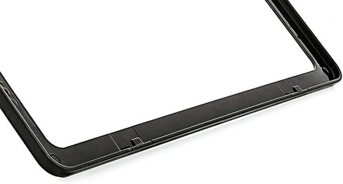 JEEP License Plate Frame - Blacked Out Metal Engraved - Sold as Qty 1 in Saudi Arabia