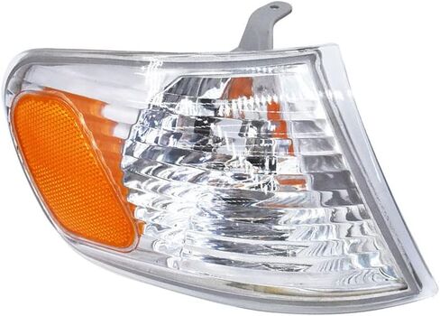 WFLNHB 81520-02070 مجموعة إضاءة جانبية كهرمان أبيض شفاف لاستبدال تويوتا كورولا 2001-2002 سائق الجانب الأيسر ث/لمبة in Saudi Arabia