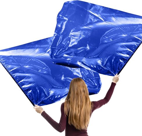 2pcs Rectangle Worship Flags, 51x45 Inch Praise Dance Flags with 2 Scalable Rods Shiny Angel Wing Flags for Dance Church Outdoor Performance Ministry Banderas de Danza (Gold) in Saudi Arabia