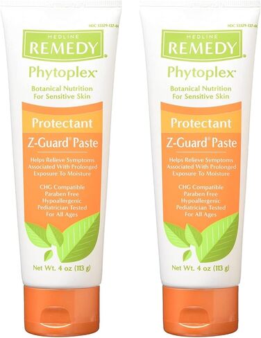 Medline Remedy Phytoplex Z-Guard Skin Protectant Paste, 4 Ounce (Pack of 2) in Saudi Arabia