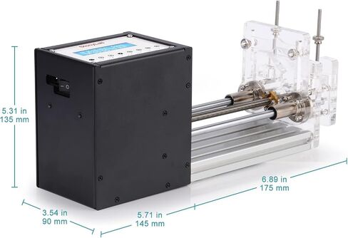 stonylab Syringe Pump, 1-150 ML Benchtop Micro Injection Pump Infuse Single Syringe Pump Liquid Transfer for Laboratory Research, 110V - 220V in Saudi Arabia