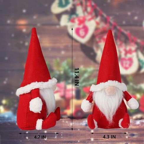 Decorative Door Stopper Santa Claus Door Stop, Fabric Heavy Duty Weighted Doorstop Wall Protector, Christmas Gnomes Ornaments for Home Office Decoration in Saudi Arabia