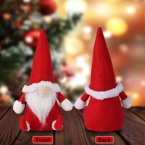 Decorative Door Stopper Santa Claus Door Stop, Fabric Heavy Duty Weighted Doorstop Wall Protector, Christmas Gnomes Ornaments for Home Office Decoration in Saudi Arabia