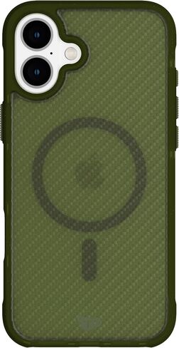 Tech21 EvoArmor for iPhone 16 Plus - Compatible with MagSafe - Impact Protection Case 21x Military Standard Tested in Green in Saudi Arabia