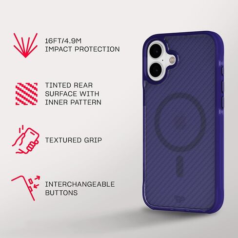 Tech21 EvoArmor for iPhone 16 Plus - Compatible with MagSafe - Impact Protection Case 21x Military Standard Tested in Green in Saudi Arabia
