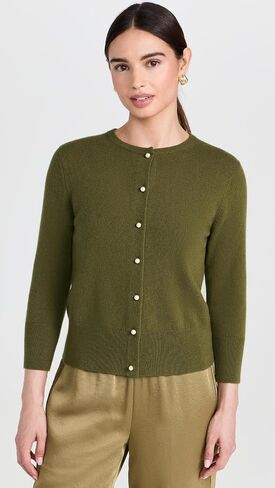Vince Women's Pearl Button Cardigan in Saudi Arabia