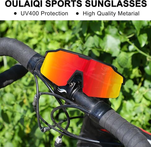 Cycling Sunglasses for Men Women,Youth Baseball Sunglasses,Lightweight Design UV400 Protection Sports Glasses in Saudi Arabia