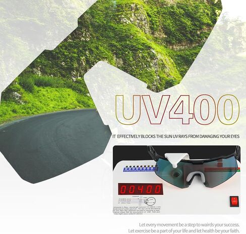 Cycling Sunglasses for Men Women,Youth Baseball Sunglasses,Lightweight Design UV400 Protection Sports Glasses in Saudi Arabia