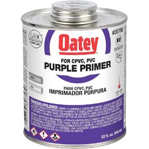 Oatey 30758 Low Voc 32 Oz Purple Primer